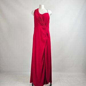 Laura Plus Red One Shoulder Long Gown Size 14W